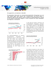 Außenhandelsbarometer - Ausgabe Juli 2022